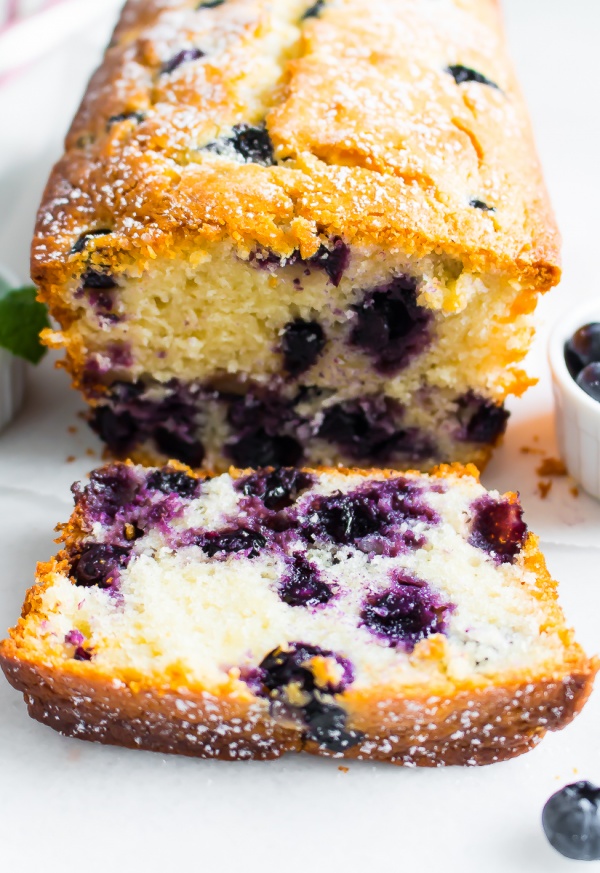 BLUEBERRY LEMON YOGURT LOAF - My Digital Kitchen