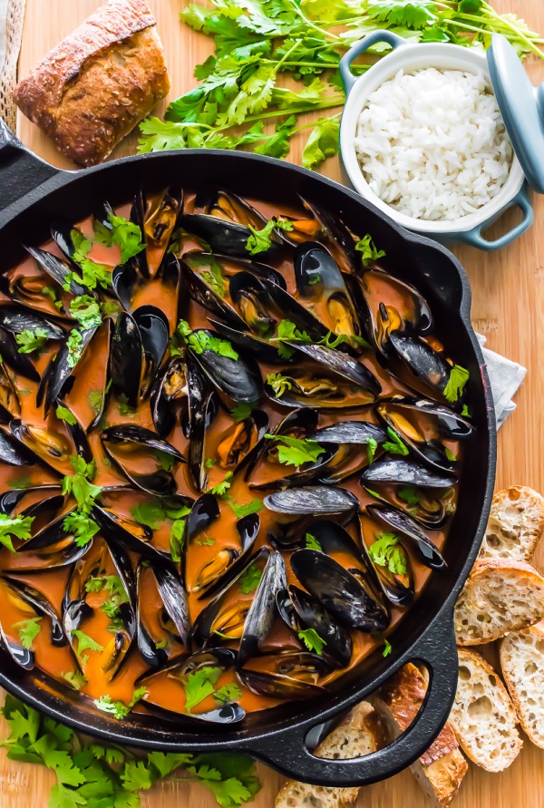 Thai Coconut Curry Mussels My Digital Kitchen